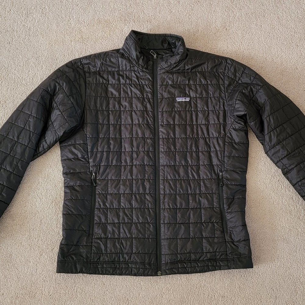 Patagonia Men's Nano Puff Jacket, Black, Large